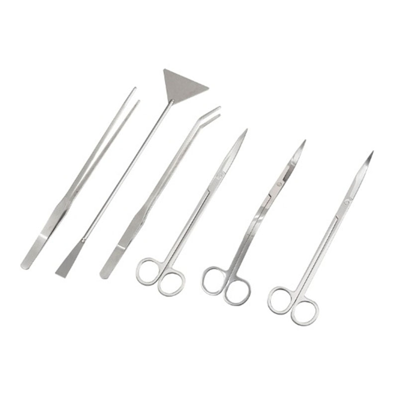 Aquarium Plant Utensils - Aquarium กรรไกรเครื่องมือถังปลาแหนบพืช Wave กรรไกรหญ้าสแตนเลสเครื่องมือทําความสะอาดผู้ถือ Aquarium อุปกรณ์เสริม