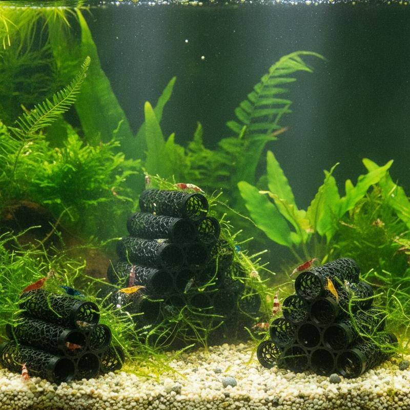 Planted Aquarium For Betta - 3/6/9/10 ชิ้น ถ้ำซ่อนตัวปลาและกุ้งแบบ 3D พิมพ์ 3