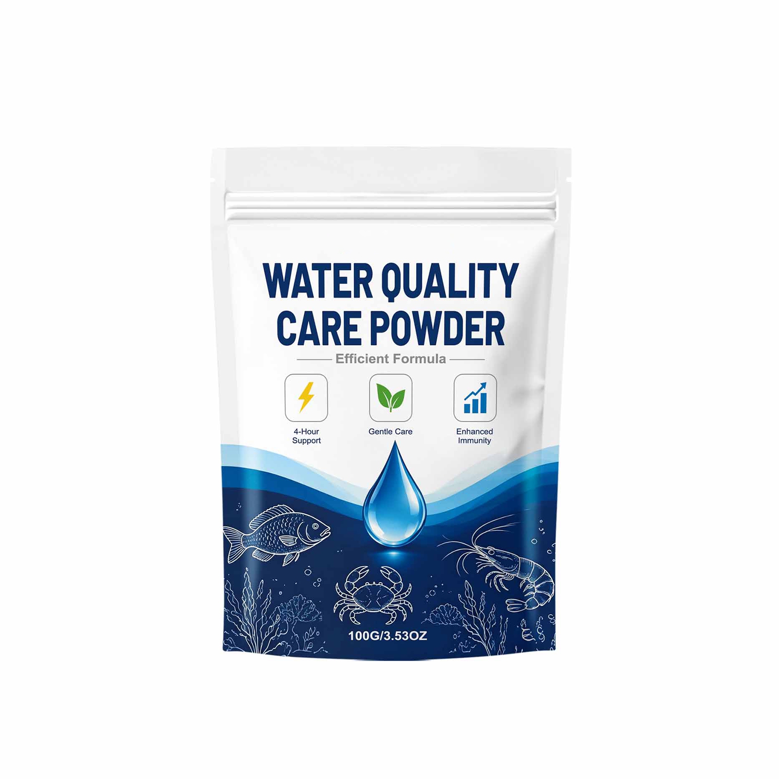 Planted Aquarium Cloudy Water - 1/2/3/5PCS ผงปรับสภาพน้ำสำหรับน้ำในบ่อปลาที่มีเมฆคลุม กำจัดกลิ่น ติดทนนาน ดูแลตู้ปลาให้ใส