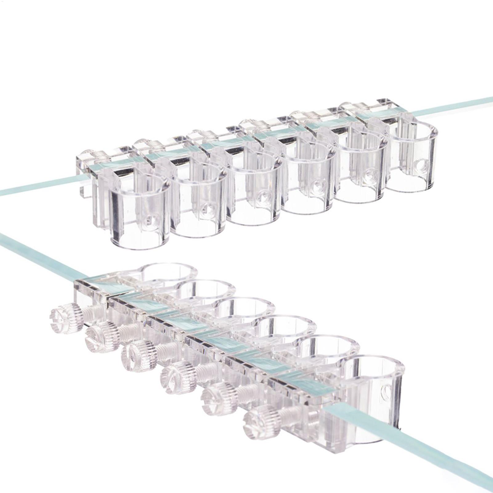 Aquarium Plant Holder - ที่แขวนต้นไม้ในตู้ปลา 6 ชิ้น ถ้วยปลูกแบบไฮโดรโปนิกส์ใส ถ้วยแขวนสำหรับปลูกต้นไม้ในตู้ปลา ปลูกพืชในบ้าน