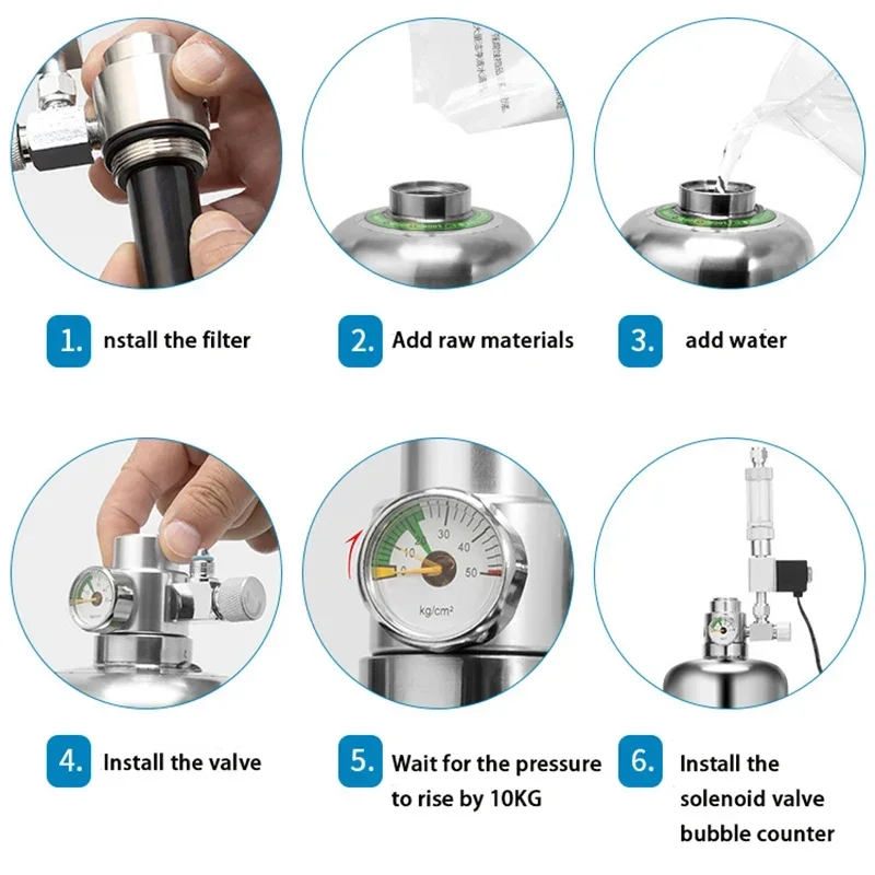 Aquarium CO2 Generator system  - Planted Aquarium Co2 Kit บทวิจารณ์และราคา