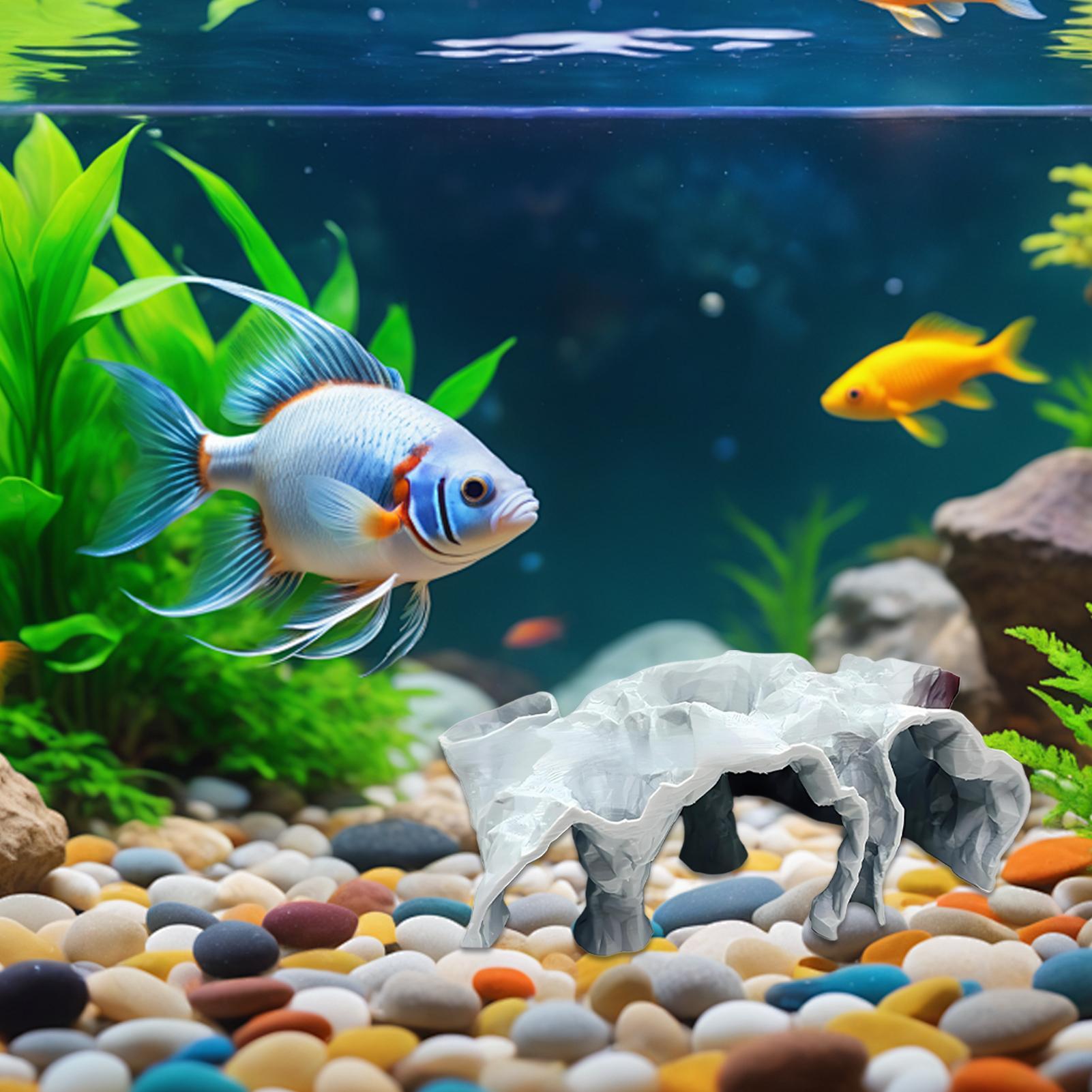 ถ้ำตกแต่งตู้ปลา ถ้ำใต้น้ำ สำหร - Planted Aquarium For Betta บทวิจารณ์และราคา