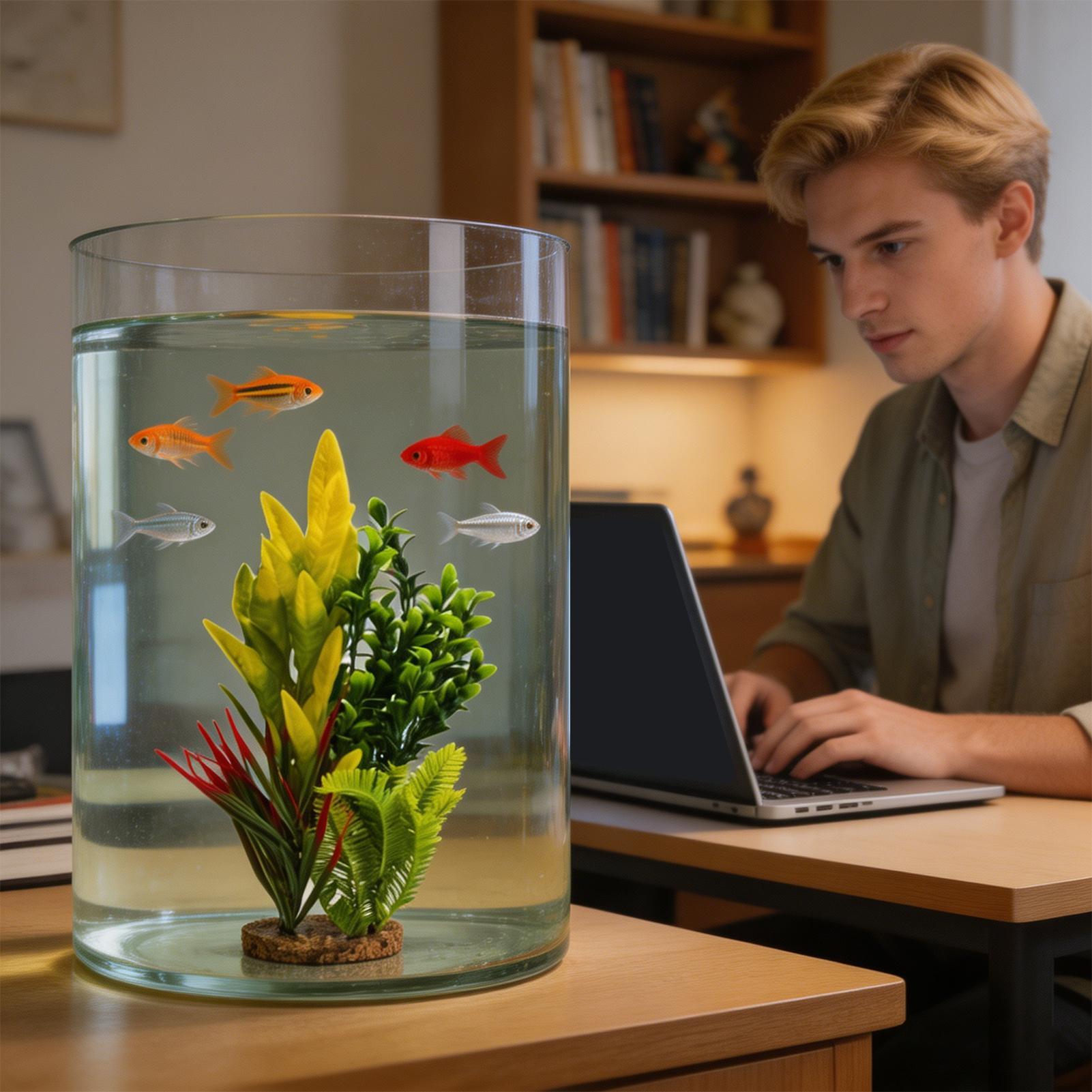 ต้นไม้ประดิษฐ์สำหรับตกแต่งตู้ป - Planted Aquarium For Betta บทวิจารณ์และราคา