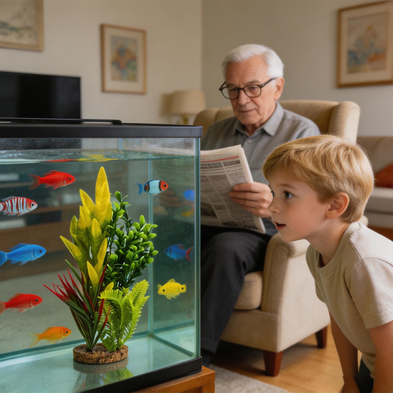 ต้นไม้ประดิษฐ์สำหรับตกแต่งตู้ป - Planted Aquarium For Betta บทวิจารณ์และราคา