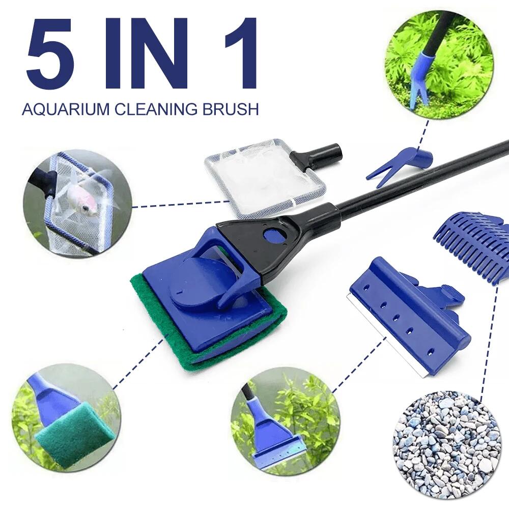 5in1 เครื่องมือทําความสะอาดตู้ - Planted Aquarium With Gravel บทวิจารณ์และราคา