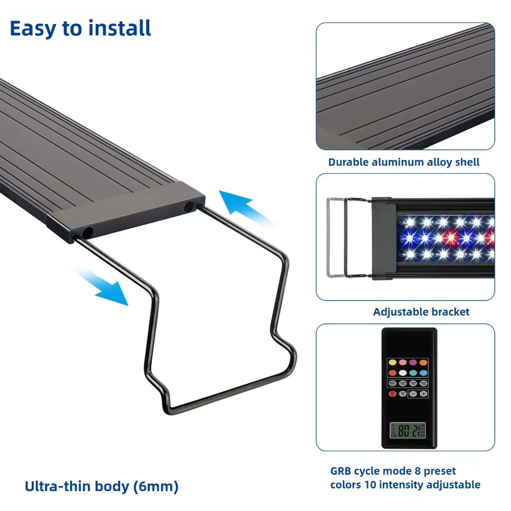 ไฟ LED สำหรับตู้ปลาแบบตั้งโปรแ - Planted Aquarium Algae Control บทวิจารณ์และราคา