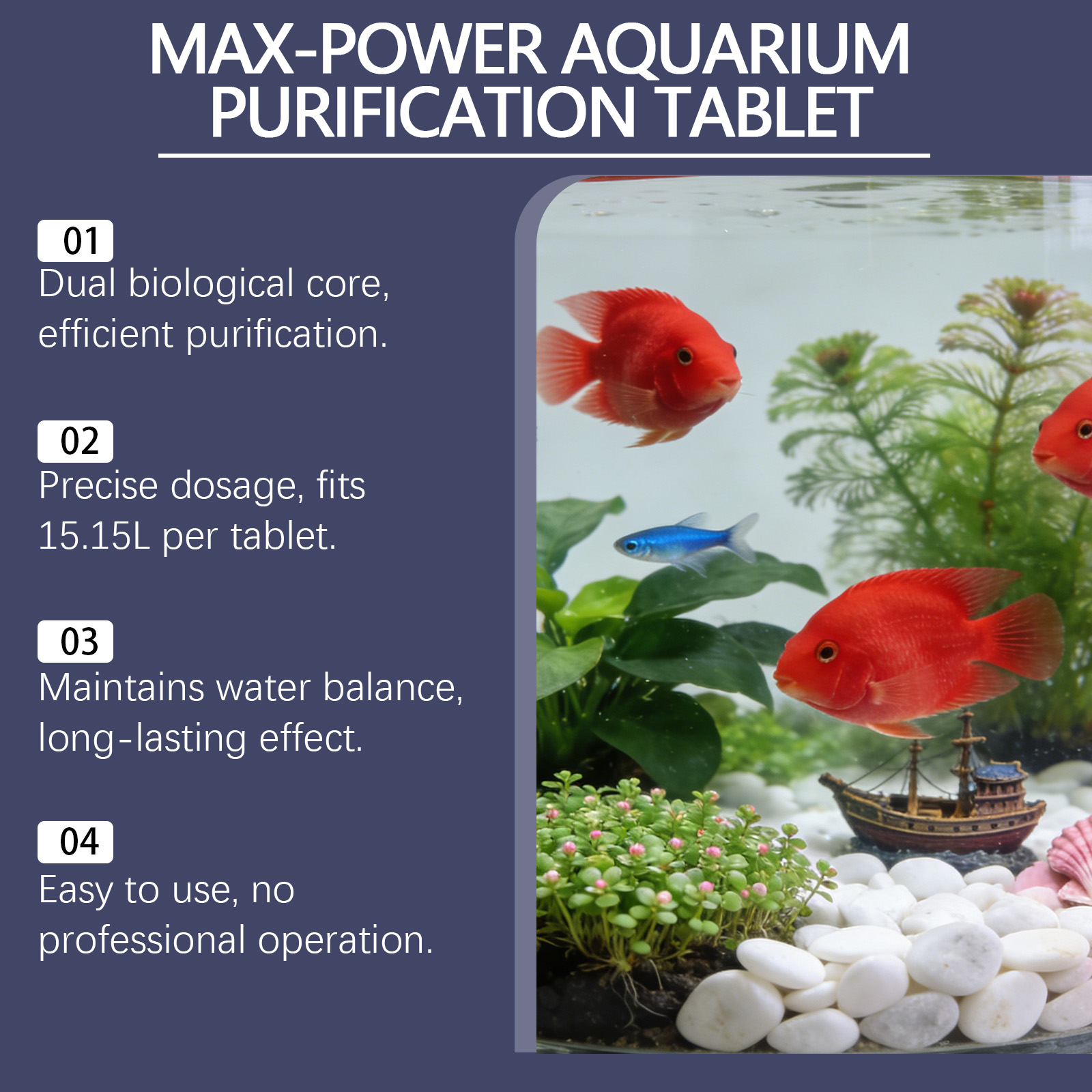 เม็ดกำจัดตะไคร่น้ำสำหรับตู้ปลา - Planted Aquarium Algae Control บทวิจารณ์และราคา